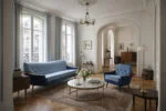 Velvet lounge suite, Holm Fabriker AB, Sweden, 1960s