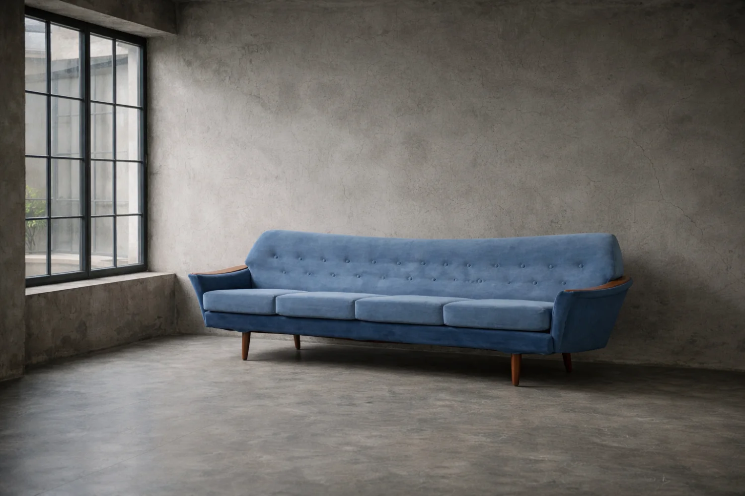 Velvet lounge suite, Holm Fabriker AB, Sweden, 1960s