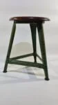Industrial metal stool, Germany, 1950s