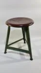Industrial metal stool, Germany, 1950s