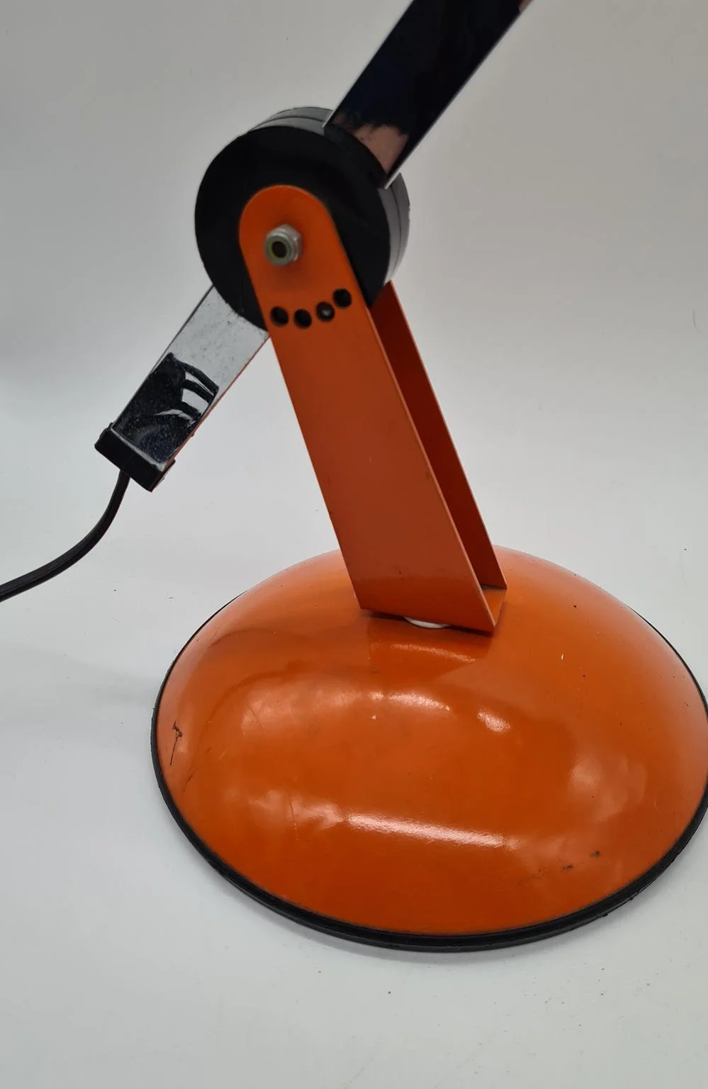 Orange desk lamp, 1970s