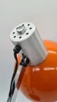 Orange desk lamp, 1970s