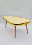 Vintage kidney-shaped coffee table, 1960s