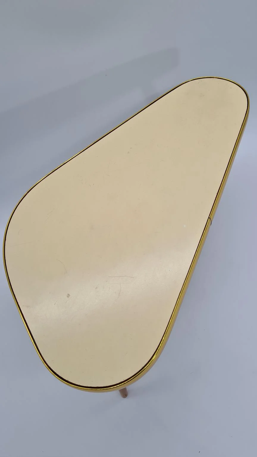Vintage kidney-shaped coffee table, 1960s