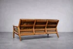 Skórzana sofa trzyosobowa, proj. Georg Thams dla A/S Vejen Polstermøbelfabrik, Dania, lata 60