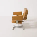 Brutalist swivel armchair, Czechoslovakia, 1970s