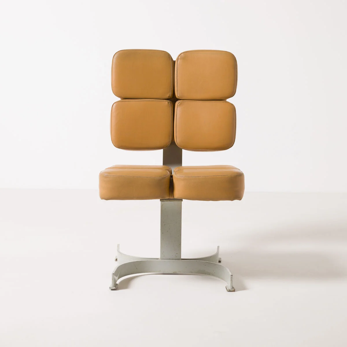 Brutalist armchair, Czechoslovakia, 1970s