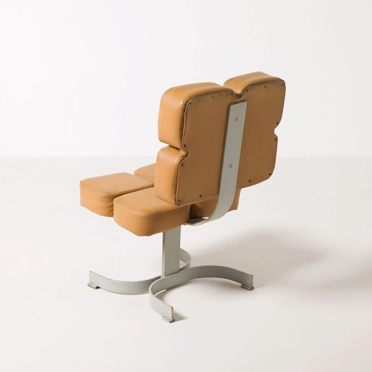 Brutalist armchair, Czechoslovakia, 1970s