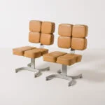 Brutalist armchair, Czechoslovakia, 1970s
