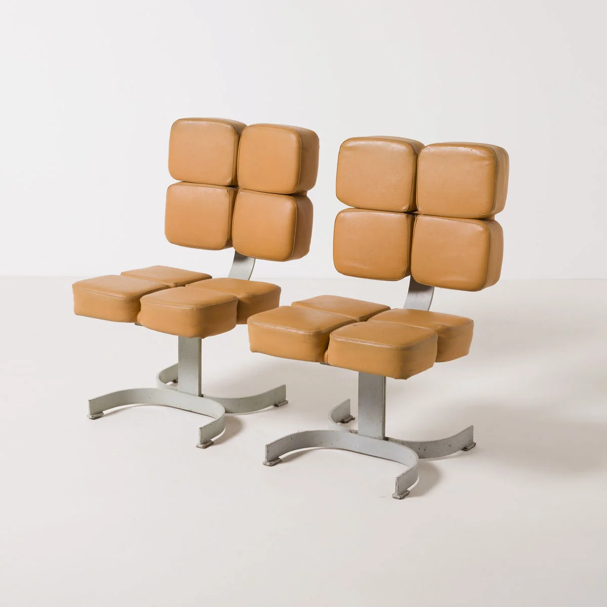 Brutalist armchair, Czechoslovakia, 1970s