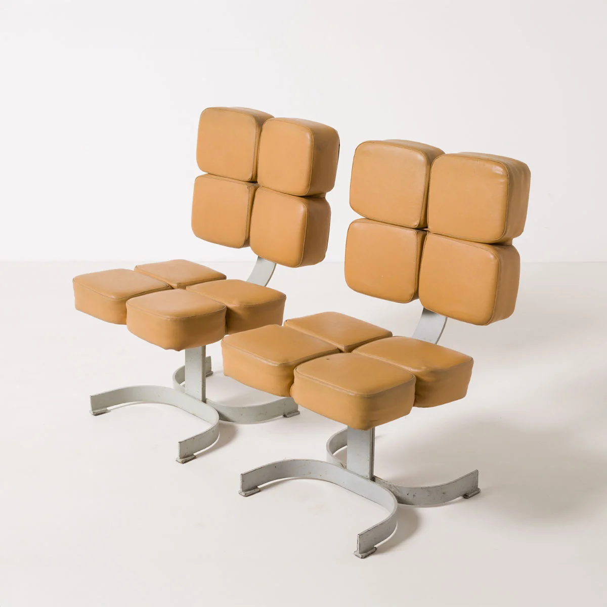 Brutalist armchair, Czechoslovakia, 1970s