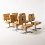 Brutalist armchair, Czechoslovakia, 1970s