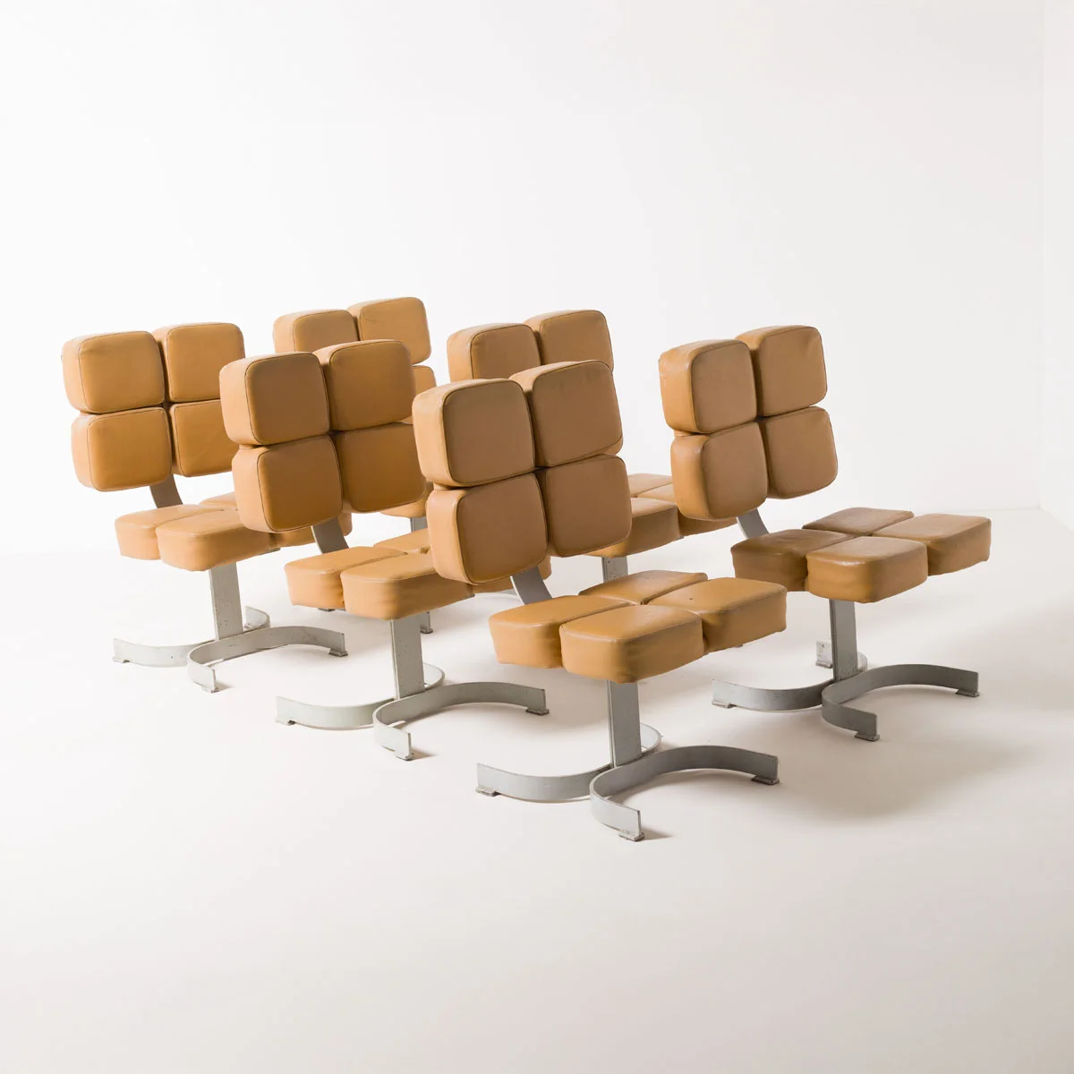 Brutalist armchair, Czechoslovakia, 1970s