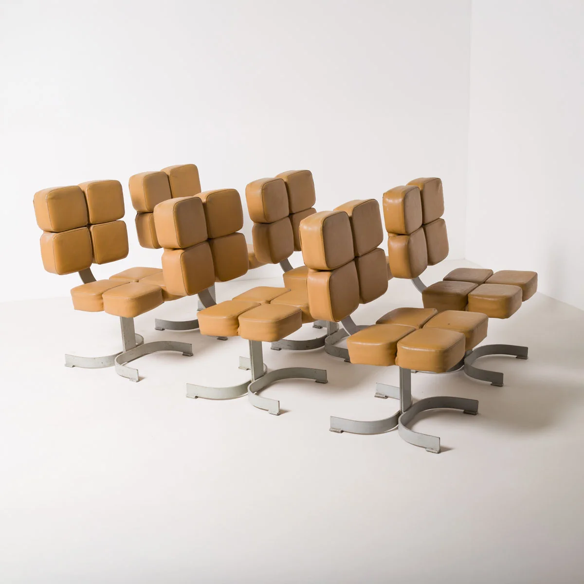Brutalist armchair, Czechoslovakia, 1970s