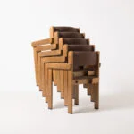 Postmodern Dining Chair/Armchair, designed by Wiesner Hager, Austria, 1980s