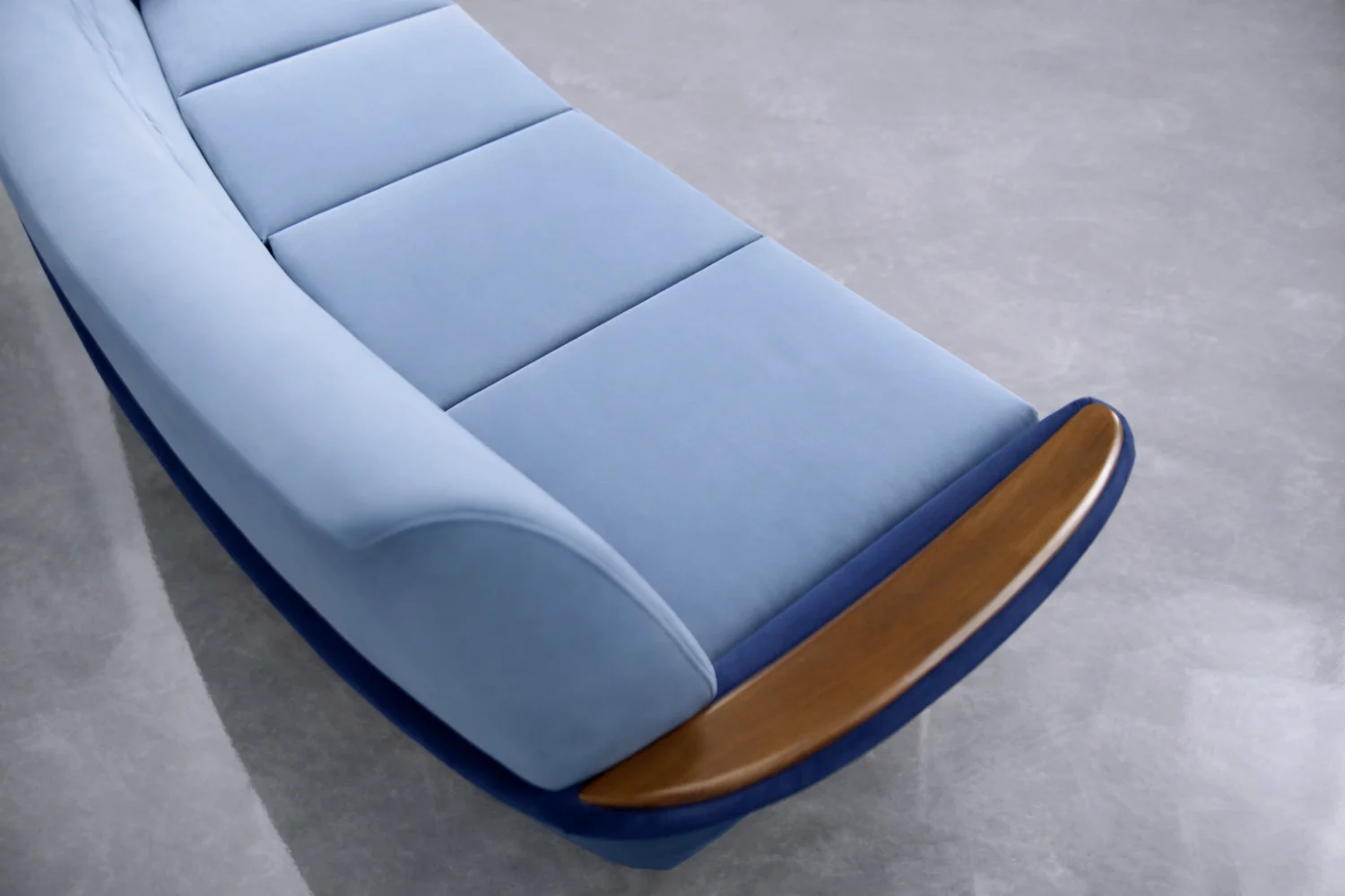 Velvet lounge suite, Holm Fabriker AB, Sweden, 1960s