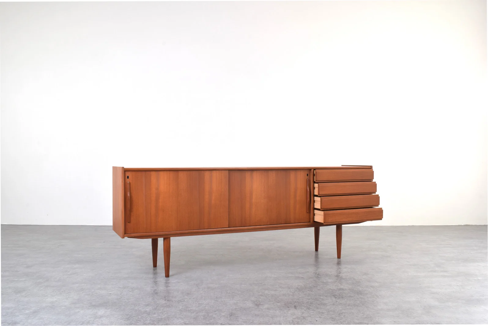 Vintage Teak Sideboard, Denmark, 1960s