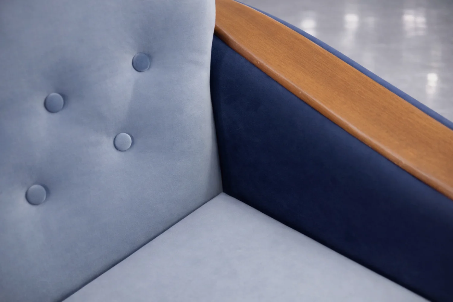 Velvet lounge suite, Holm Fabriker AB, Sweden, 1960s