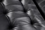 Modernist swivel armchair with footstool, Unico, Denmark, 1970s