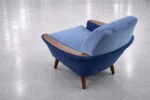 Velvet lounge suite, Holm Fabriker AB, Sweden, 1960s