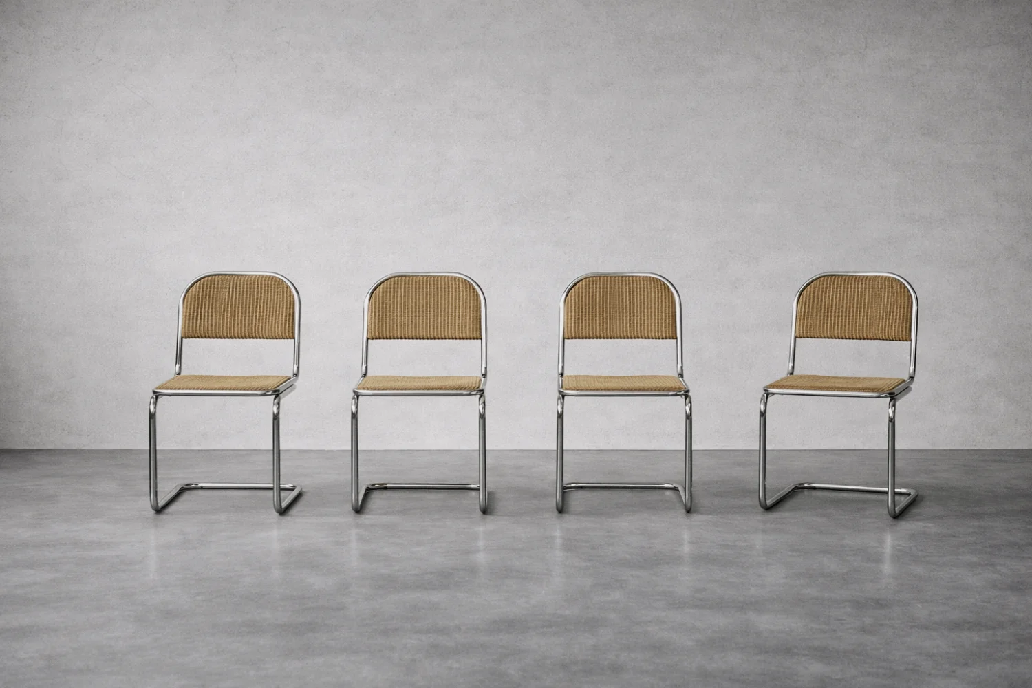 Set of 4 Cantilever Chairs, Germany, 1960s