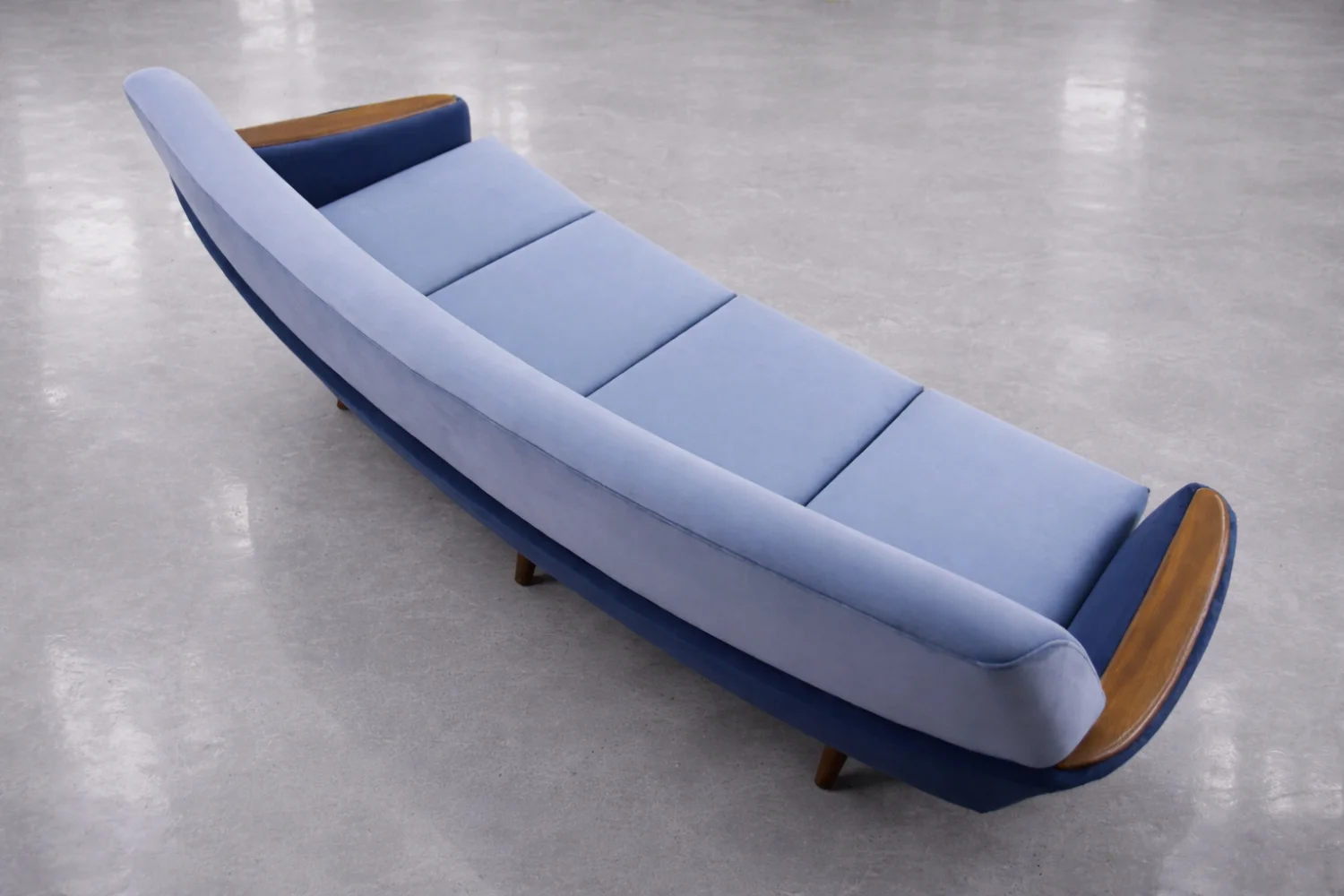 Velvet lounge suite, Holm Fabriker AB, Sweden, 1960s