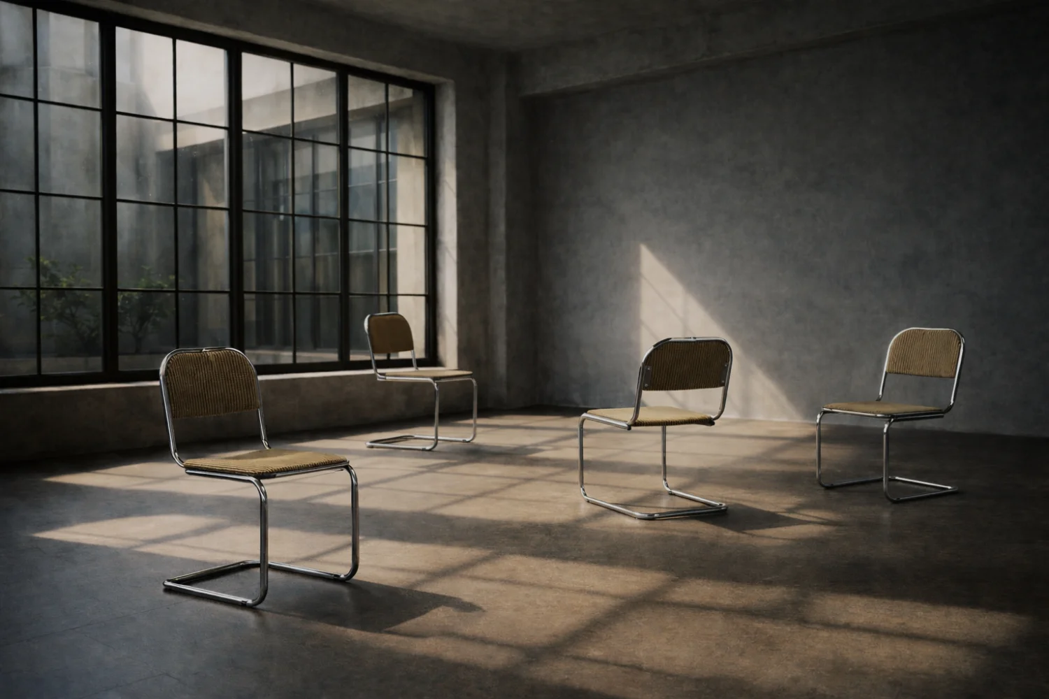 Set of 4 Cantilever Chairs, Germany, 1960s