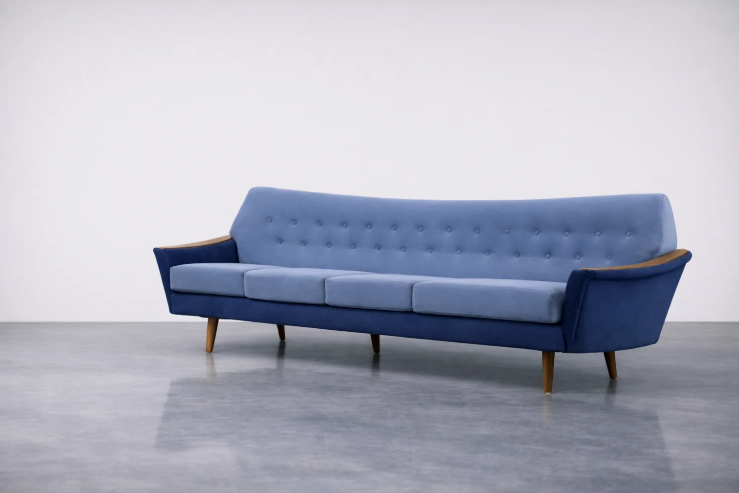 Velvet lounge suite, Holm Fabriker AB, Sweden, 1960s
