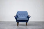 Velvet lounge suite, Holm Fabriker AB, Sweden, 1960s