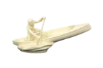 Ceramic Rower Figurine, Jihokera Bechyně, Czechoslovakia, 1950s