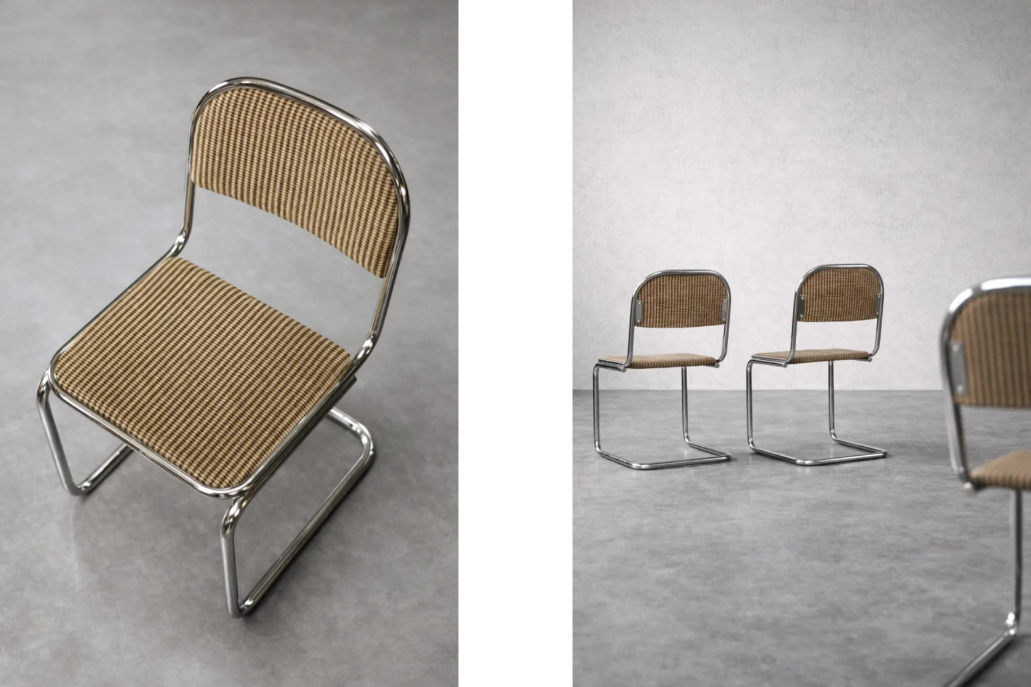 Set of 4 Cantilever Chairs, Germany, 1960s