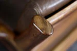 Skórzana sofa trzyosobowa, proj. Georg Thams dla A/S Vejen Polstermøbelfabrik, Dania, lata 60