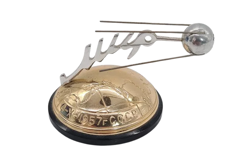 Figurine commemorating the launch of Sputnik 1 in 1957, USSR