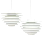 Para skandynawskich lamp Verona, proj. S. Middelboe, Dania, 1978