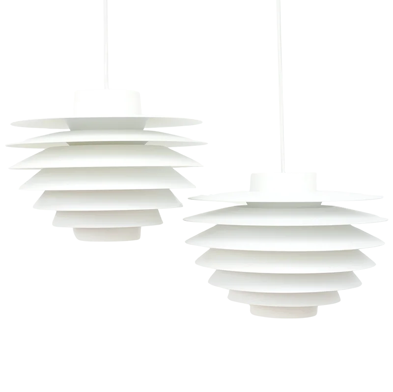 Para skandynawskich lamp Verona, proj. S. Middelboe, Dania, 1978
