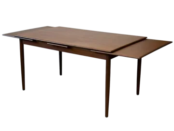 Vintage extendable teak table, Denmark, 1960s/70s