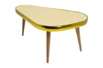 Vintage kidney-shaped coffee table, 1960s