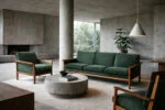 Palisandrowy komplet wypoczynkowy, proj. Knut Sæter dla Vatne Møbler, Norwegia, lata 60