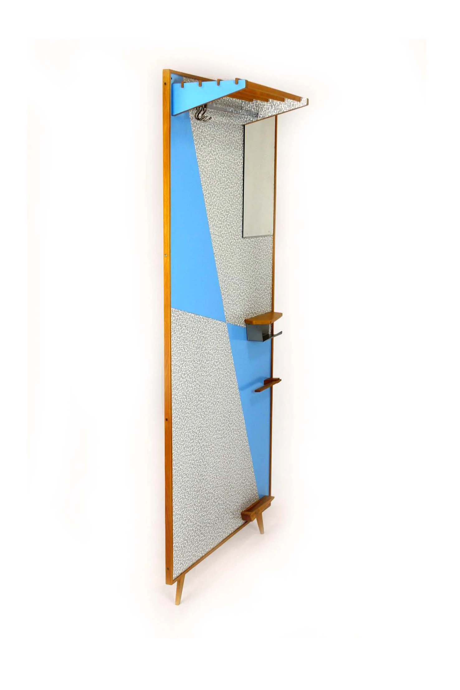 Modernist Hall Stand, Drevokov Blatna, Czechoslovakia, 1970s