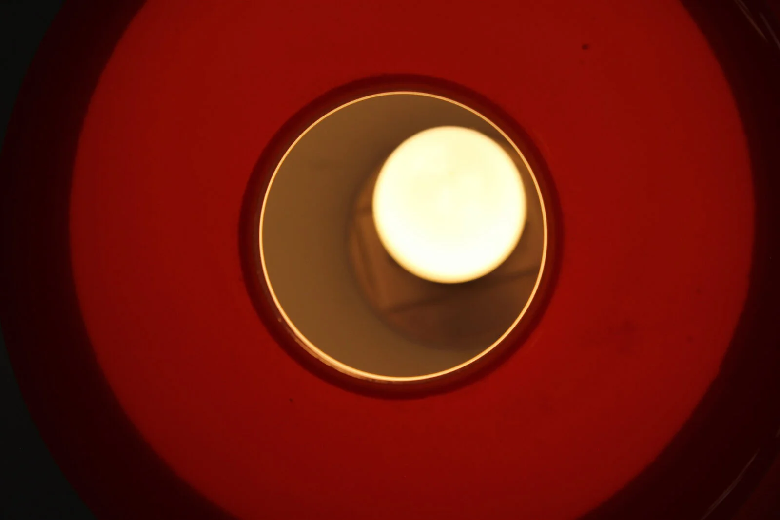 Glass lamp, Osvětlovací Sklo, Czechoslovakia, 1970s