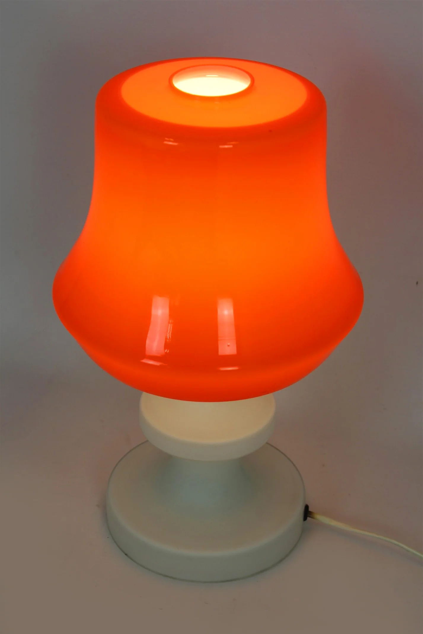 Glass lamp, Osvětlovací Sklo, Czechoslovakia, 1970s