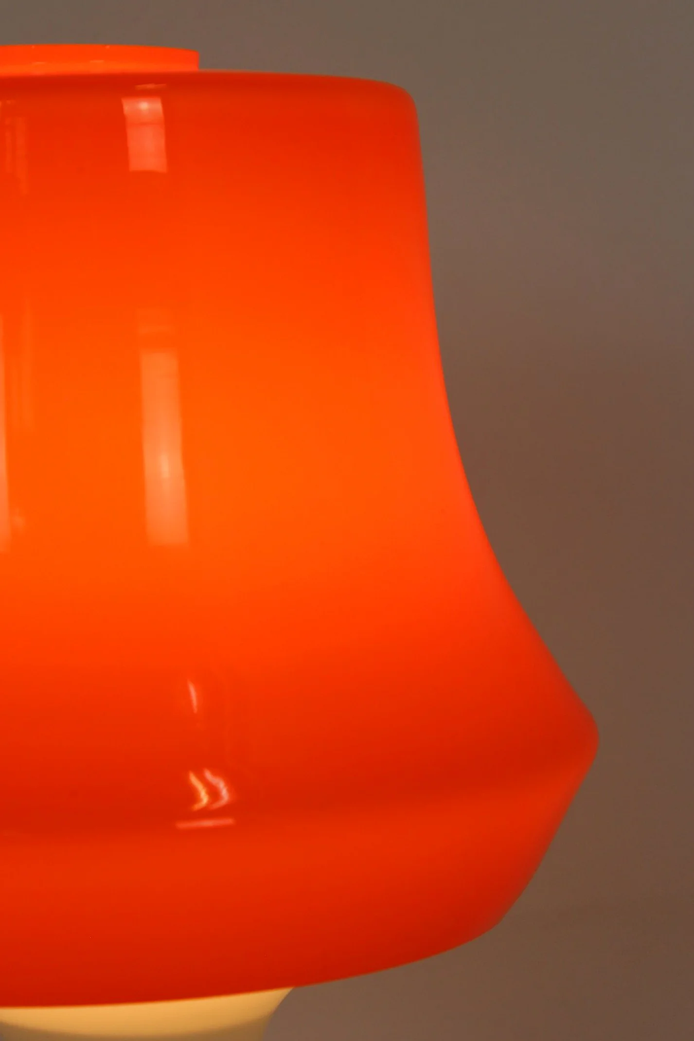 Glass lamp, Osvětlovací Sklo, Czechoslovakia, 1970s
