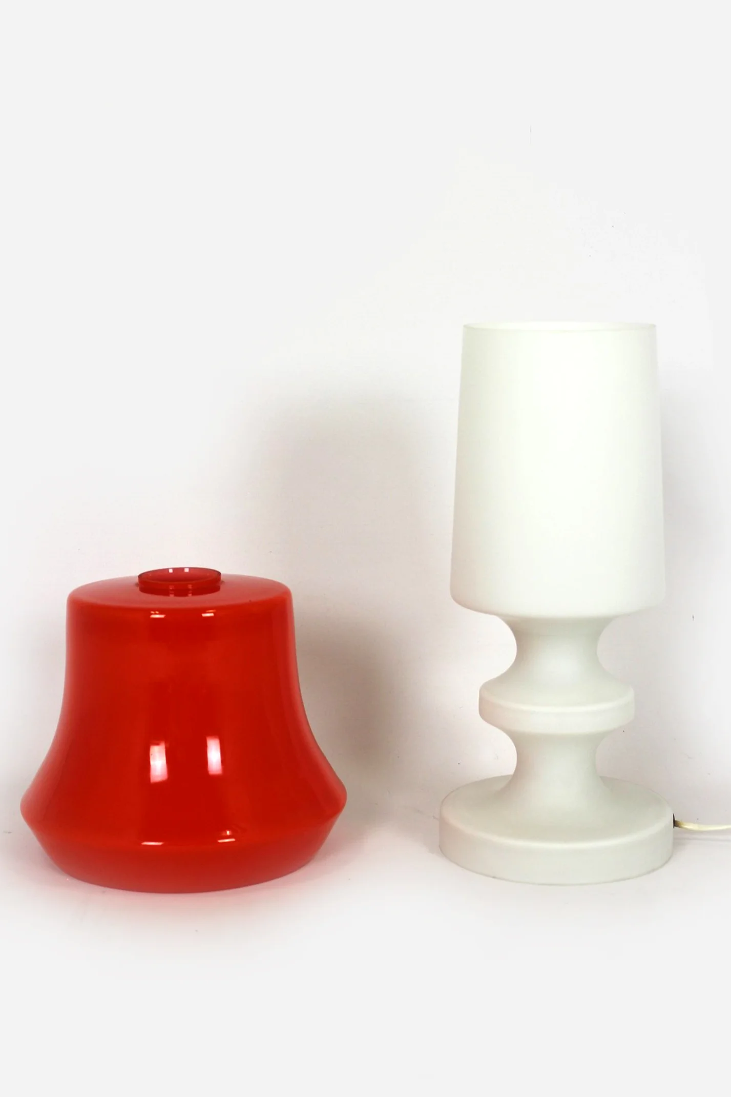 Glass lamp, Osvětlovací Sklo, Czechoslovakia, 1970s
