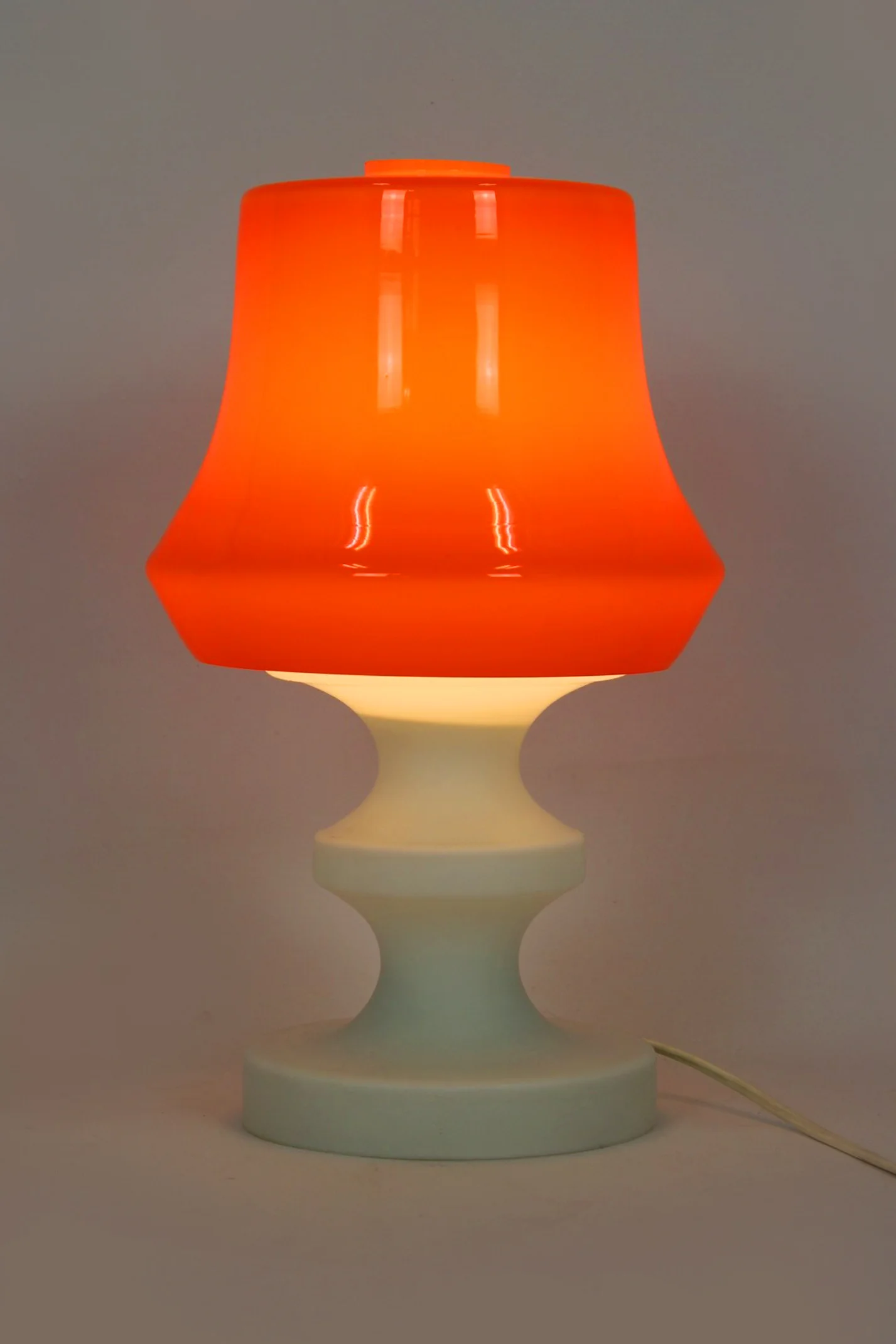 Glass lamp, Osvětlovací Sklo, Czechoslovakia, 1970s