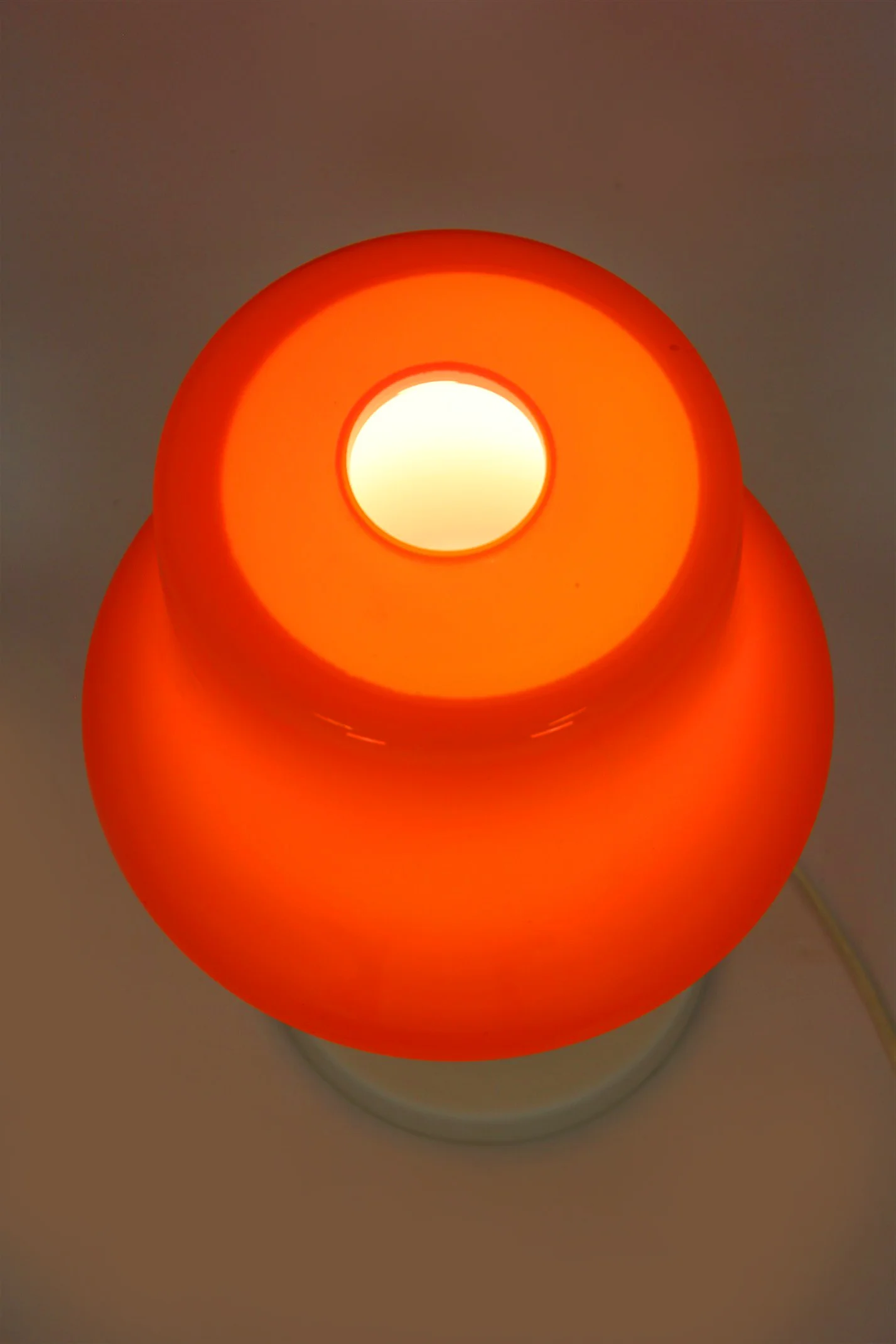Glass lamp, Osvětlovací Sklo, Czechoslovakia, 1970s