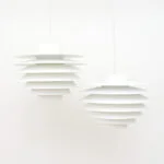 Para skandynawskich lamp Verona, proj. S. Middelboe, Dania, 1978