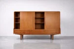 Teak highboard, Denmark, 1950s