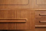 Teak highboard, Denmark, 1950s