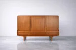 Teak highboard, Denmark, 1950s