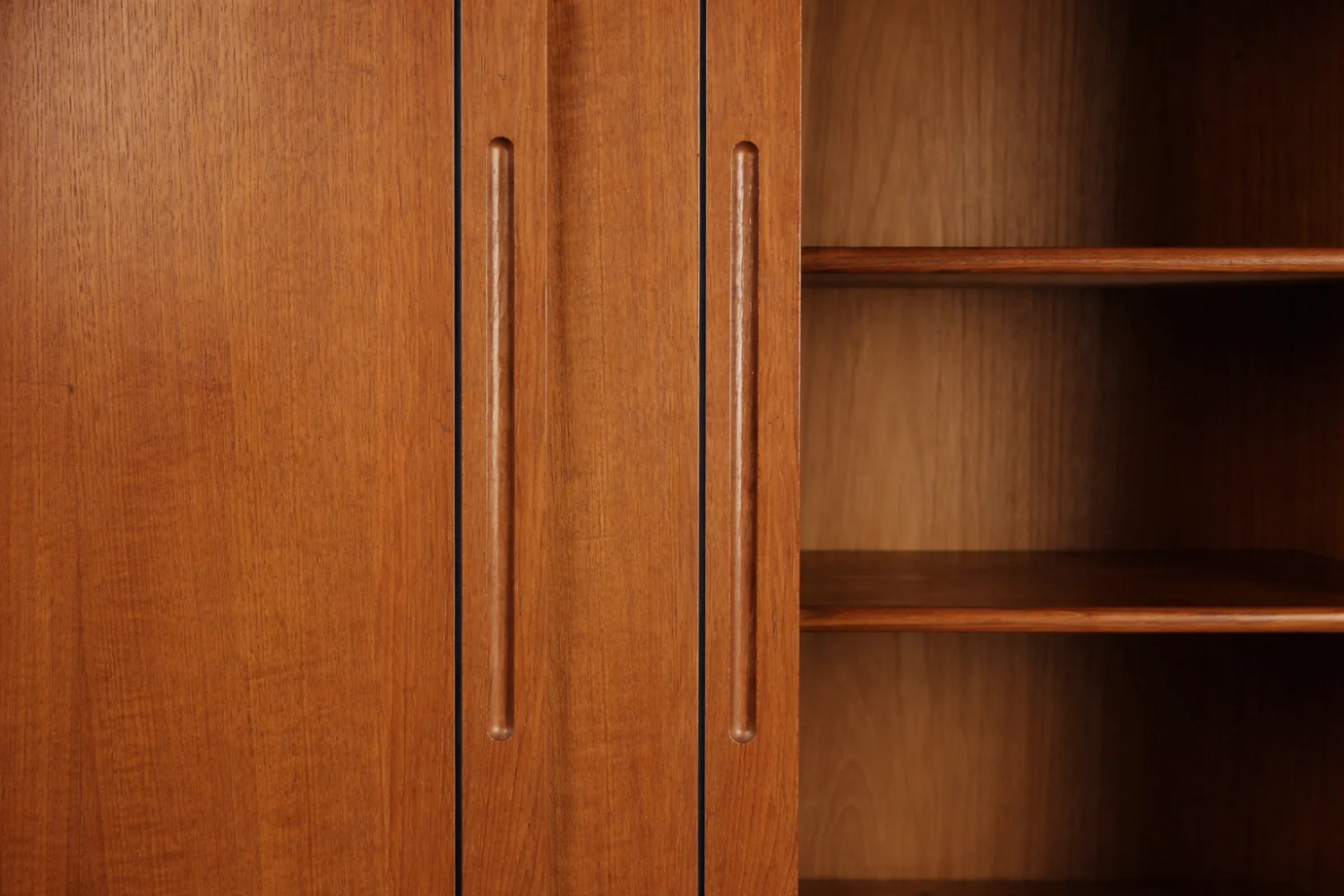 Teak highboard, Denmark, 1950s